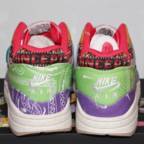 Nike Air Max 1 SP x Concepts Far Out Shoes Mens 10.5 DN1803-500 *Special Box* - Picture 7 of 13